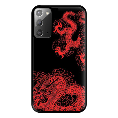 Red Dragon Phone Case for Galaxy Note 20 Ultra