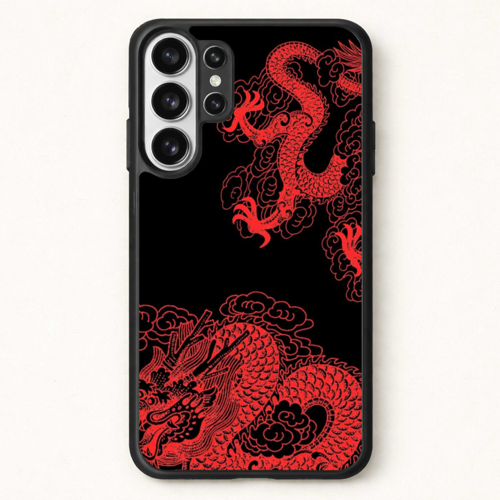 Red Dragon Phone Case for Galaxy S26 Ultra