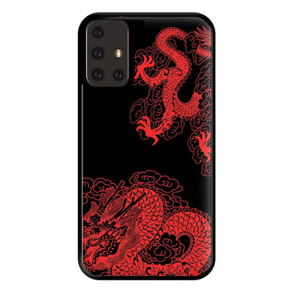 Red Dragon Phone Case for Galaxy A71