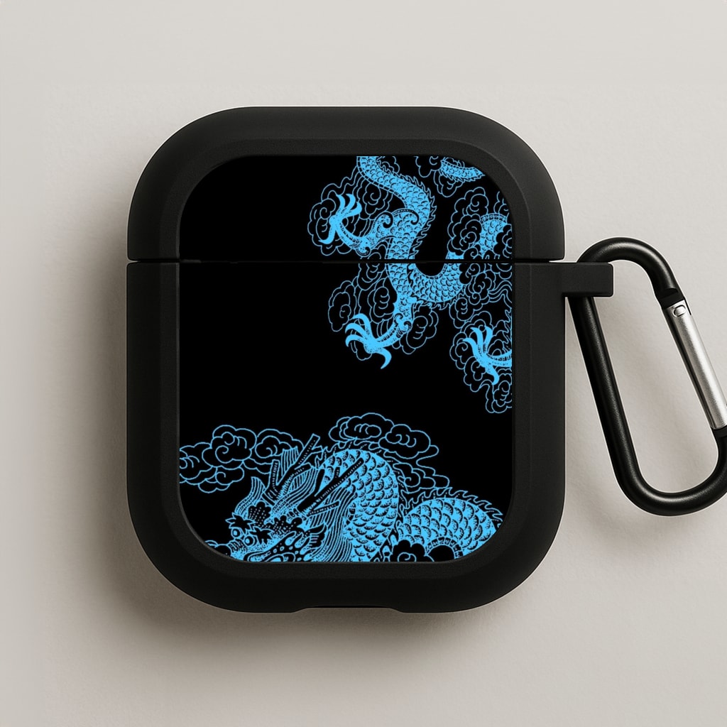 Blue Dragon AirPods Case