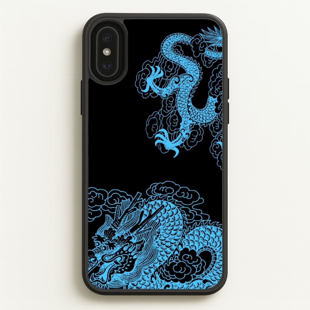 Blue Dragon  - Dragon Phone Case for iPhone XS Max