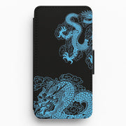 Blue Dragon Flip / Wallet Phone Case 1