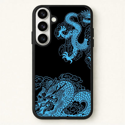 Blue Dragon Phone Case for Galaxy S26 Plus
