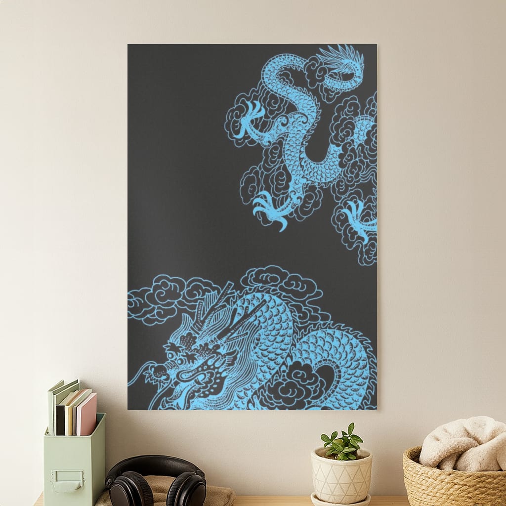Blue Dragon Poster