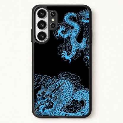 Blue Dragon Phone Case for Galaxy S26 Ultra