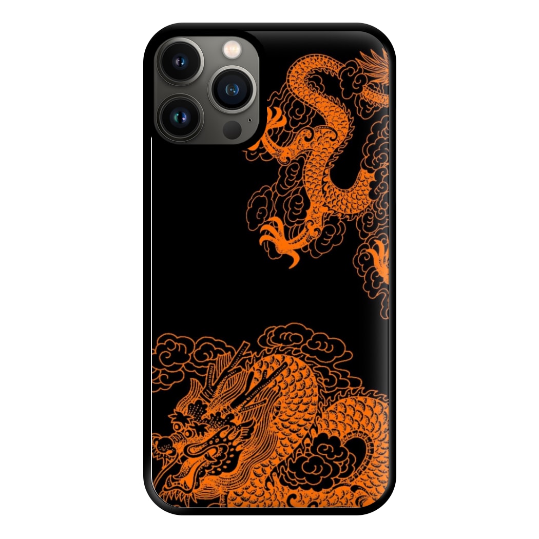 Orange Dragon Phone Case for iPhone 11 Pro Max