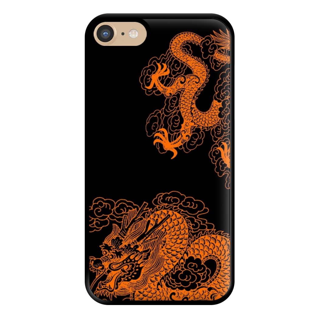 Orange Dragon Phone Case for iPhone 6 / 7 / 8 / SE