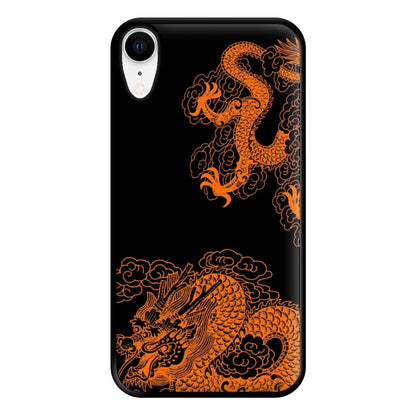 Orange Dragon Phone Case for iPhone XR