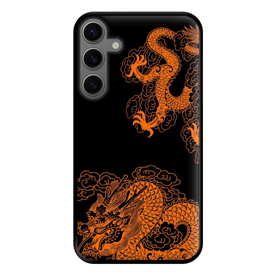 Orange Dragon Phone Case for Galaxy S23FE