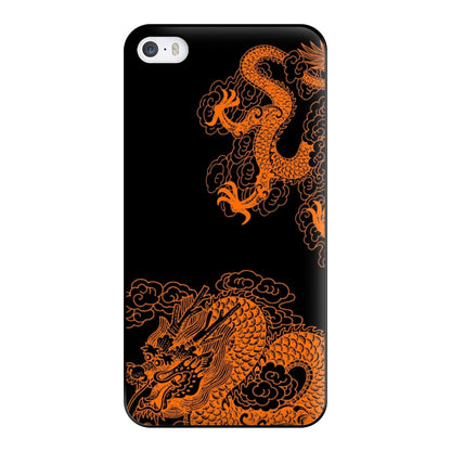 Orange Dragon Phone Case for iPhone 5 / 5s / SE 2016