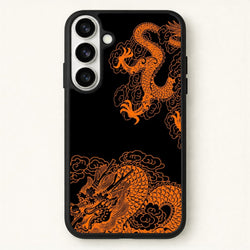 Orange Dragon Phone Case for Galaxy S26