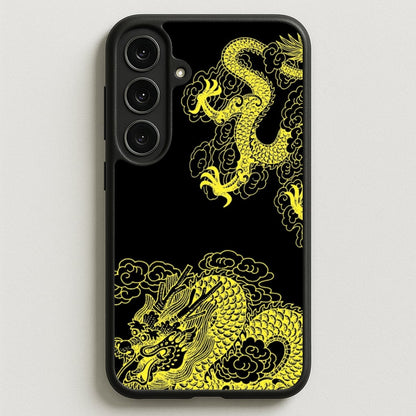 Yellow Dragon Phone Case for Galaxy S25FE