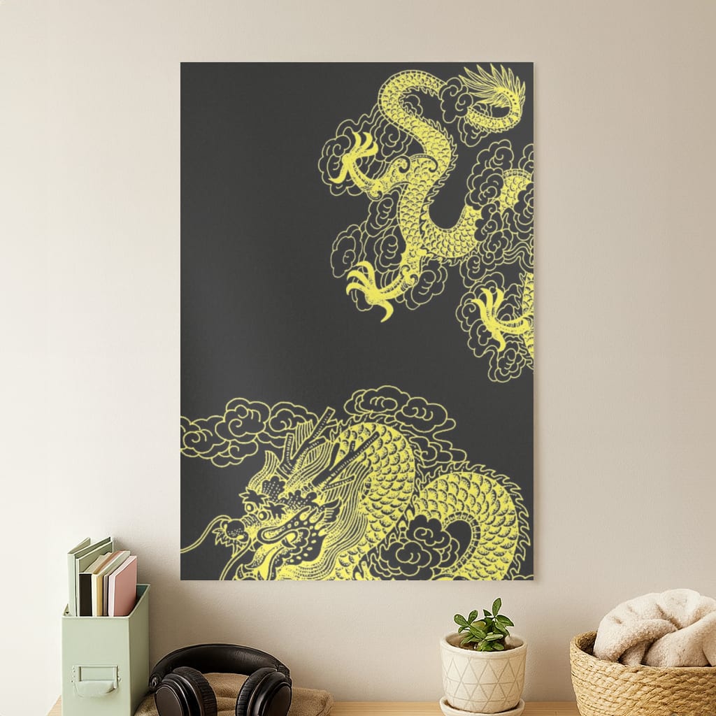 Yellow Dragon Poster