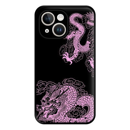 Purple Dragon Phone Case for iPhone 14 Plus