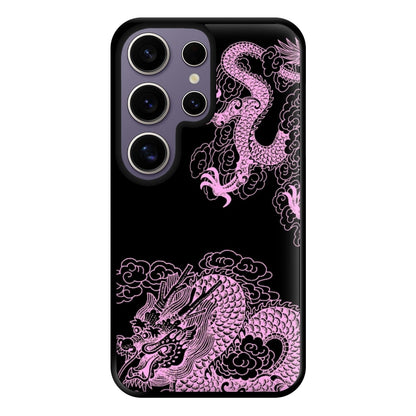 Purple Dragon Phone Case for Galaxy S25 Ultra