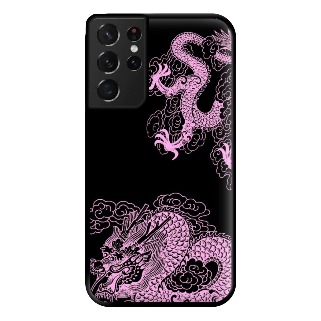 Purple Dragon Phone Case for Galaxy S21 Ultra