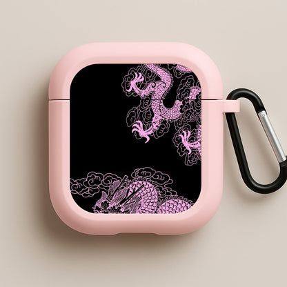 Purple Dragon Pink AirPods Case