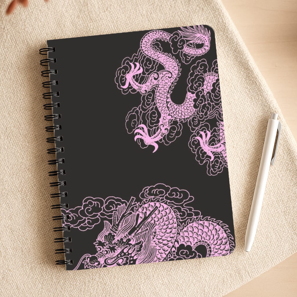Purple Dragon Notepad