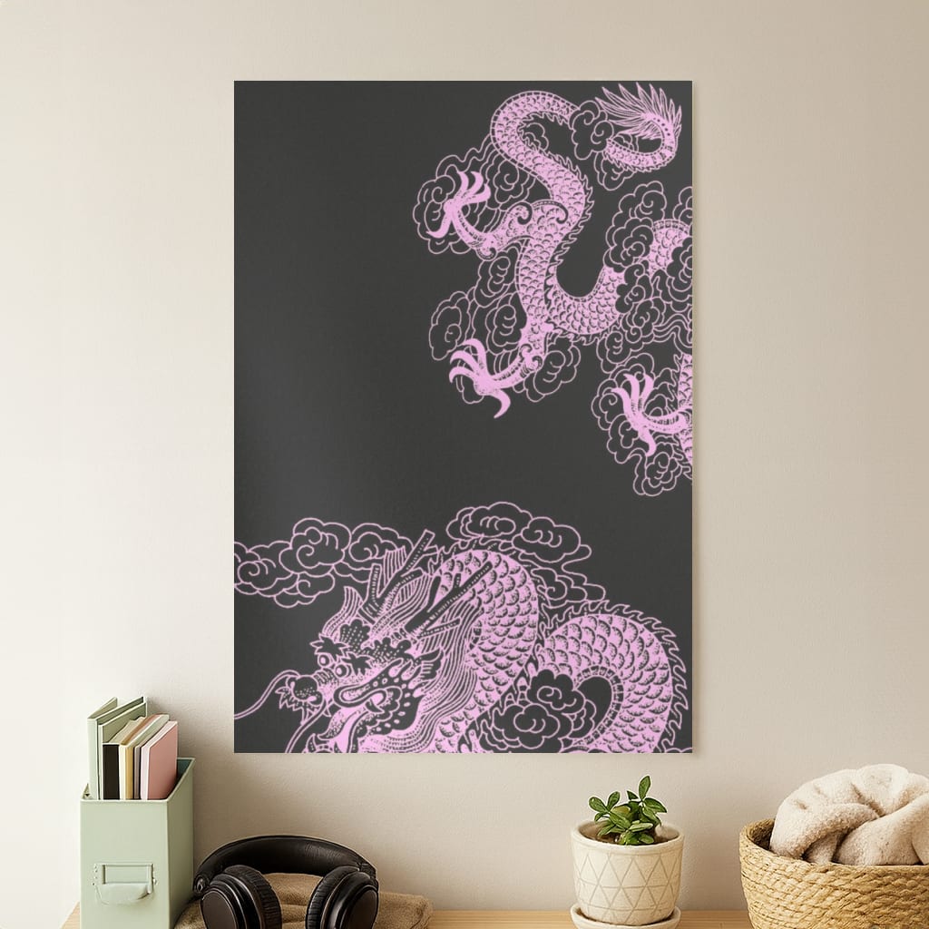 Purple Dragon Poster
