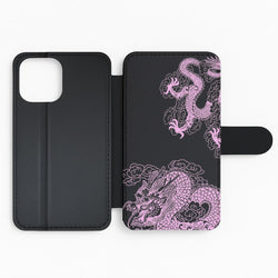 Purple Dragon Flip Phone Case