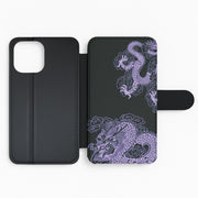 Purple Dragon Flip / Wallet Phone Case 2