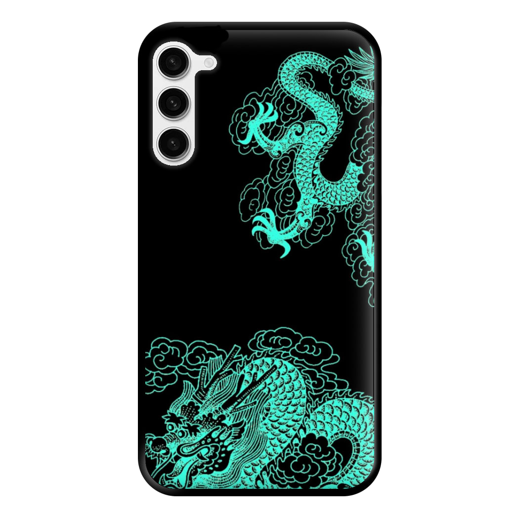 Green Dragon Phone Case for Galaxy S23 Plus