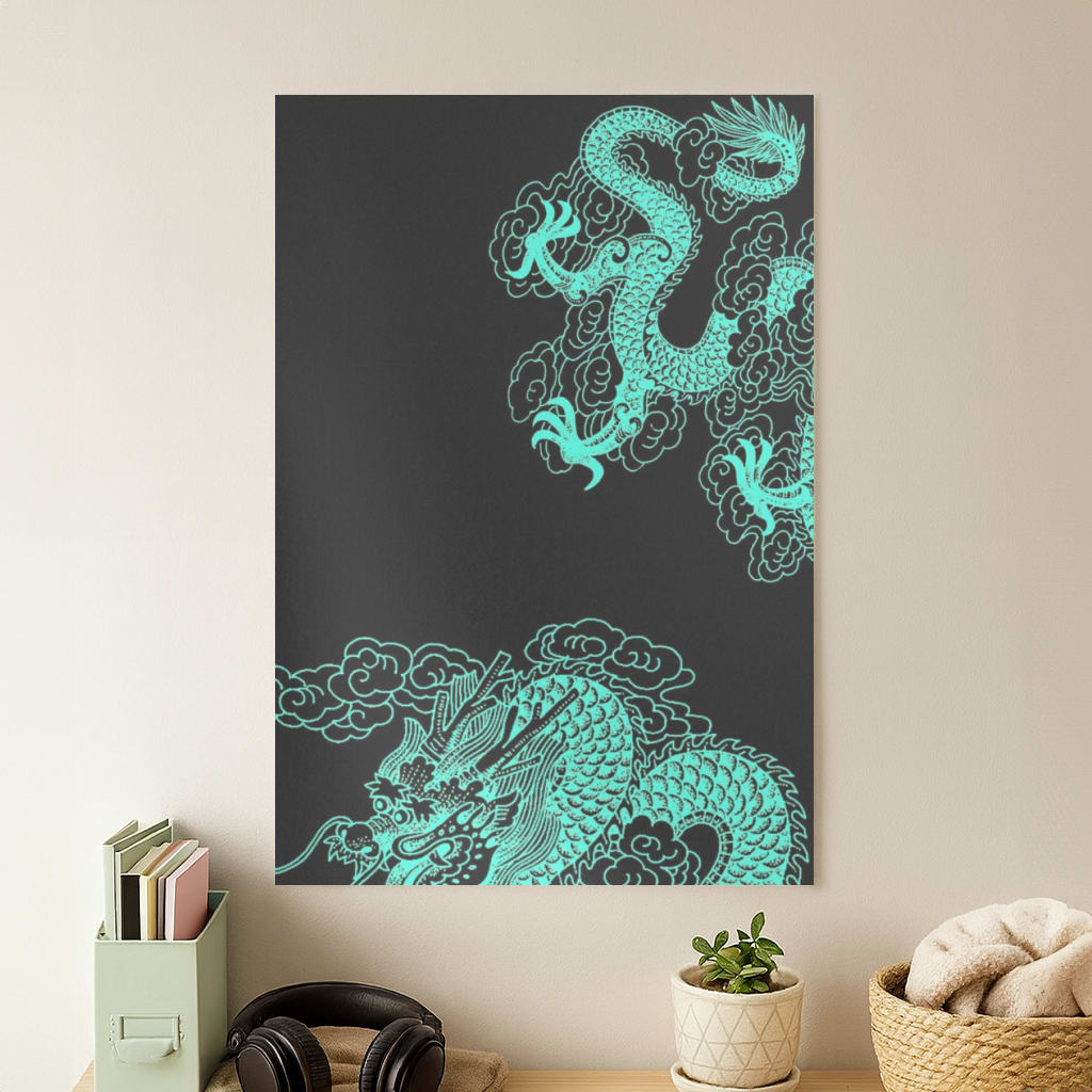 Green Dragon Poster