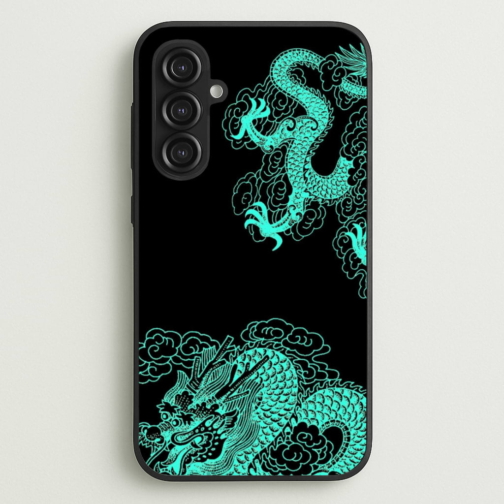Green Dragon  - Dragon Phone Case for Galaxy S23FE