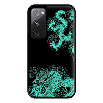 Green Dragon Phone Case for Galaxy S20FE