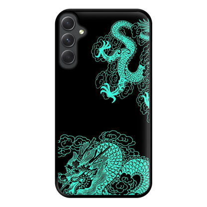 Green Dragon Phone Case for Galaxy A54