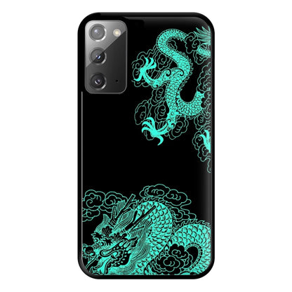 Green Dragon Phone Case for Galaxy Note 20 Ultra