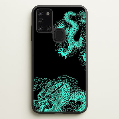 Green Dragon  - Dragon Phone Case for Galaxy A21s