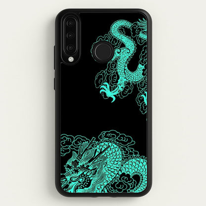 Green Dragon  - Dragon Phone Case for Huawei P30 Lite