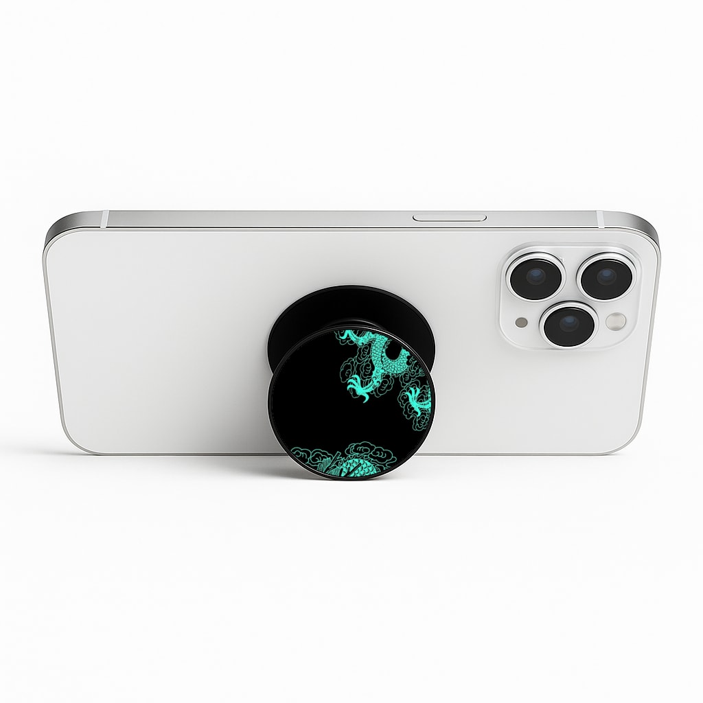 Green Dragon Phone Stand