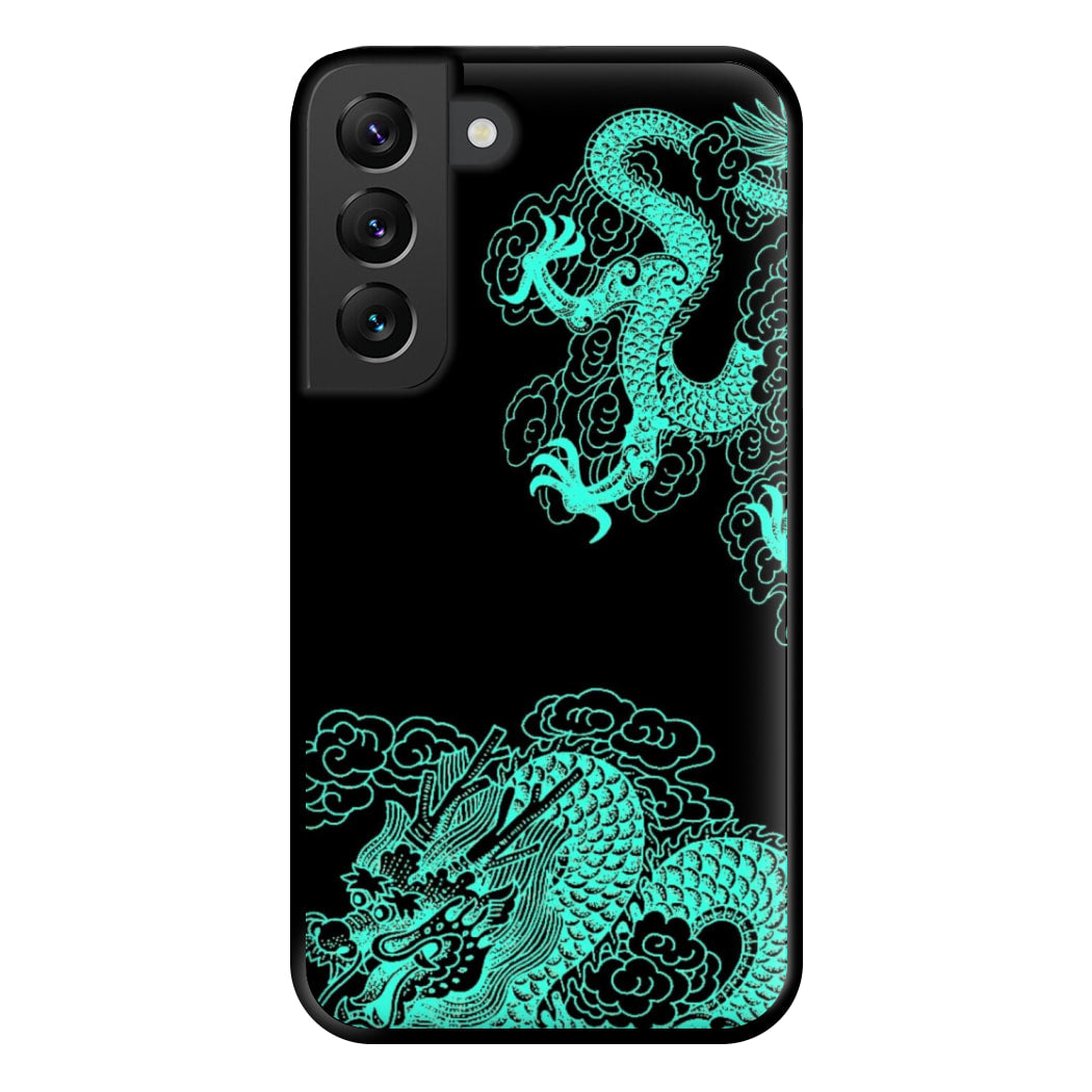 Green Dragon Phone Case for Galaxy S22 Plus