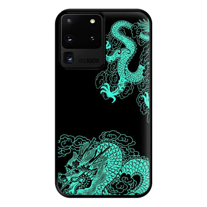 Green Dragon Phone Case for Galaxy S20 Ultra