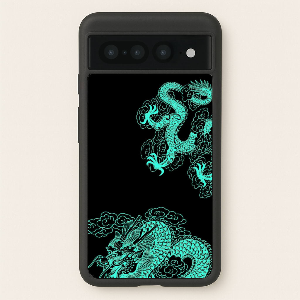 Green Dragon  - Dragon Phone Case for Google Pixel 7 Pro