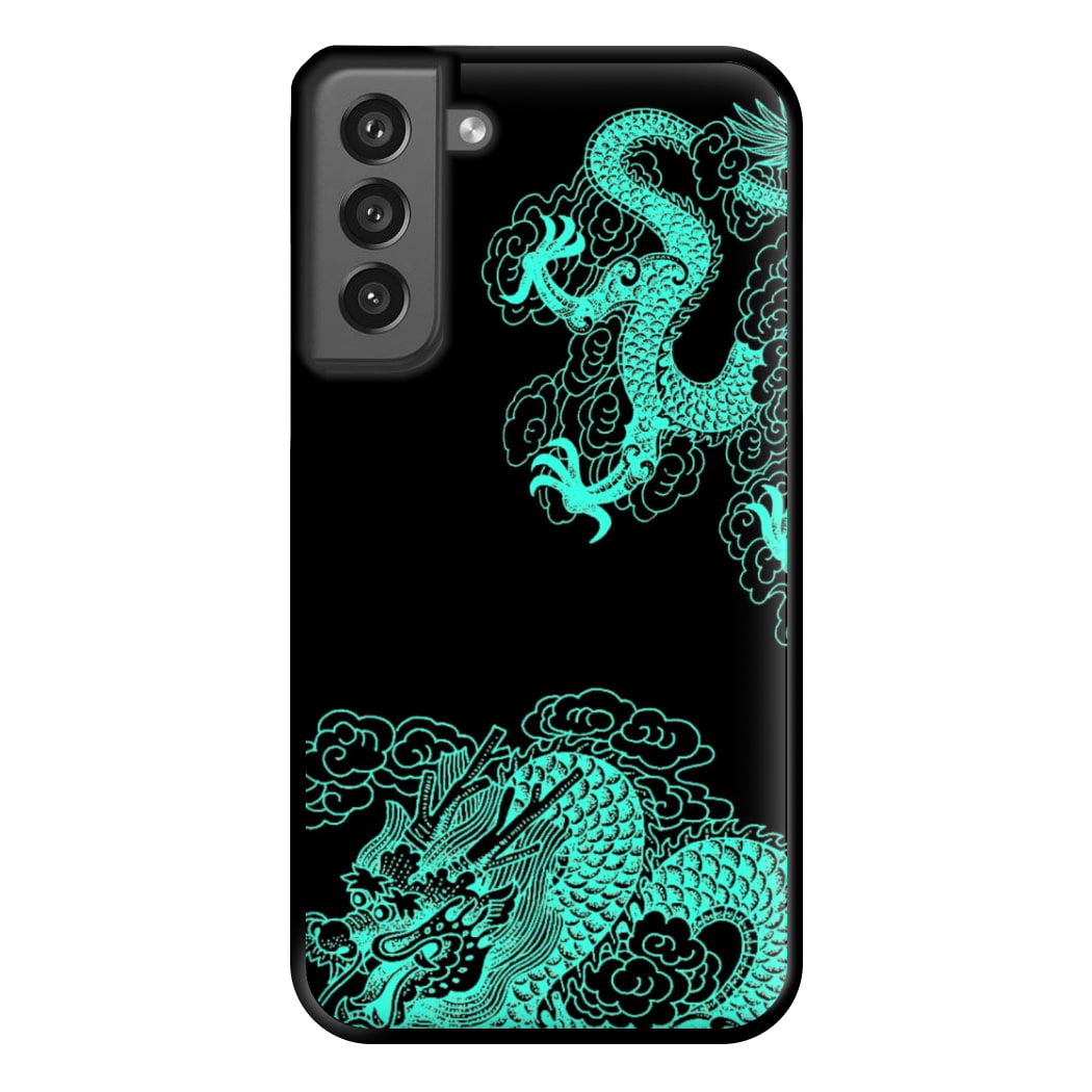 Green Dragon Phone Case for Galaxy S21FE