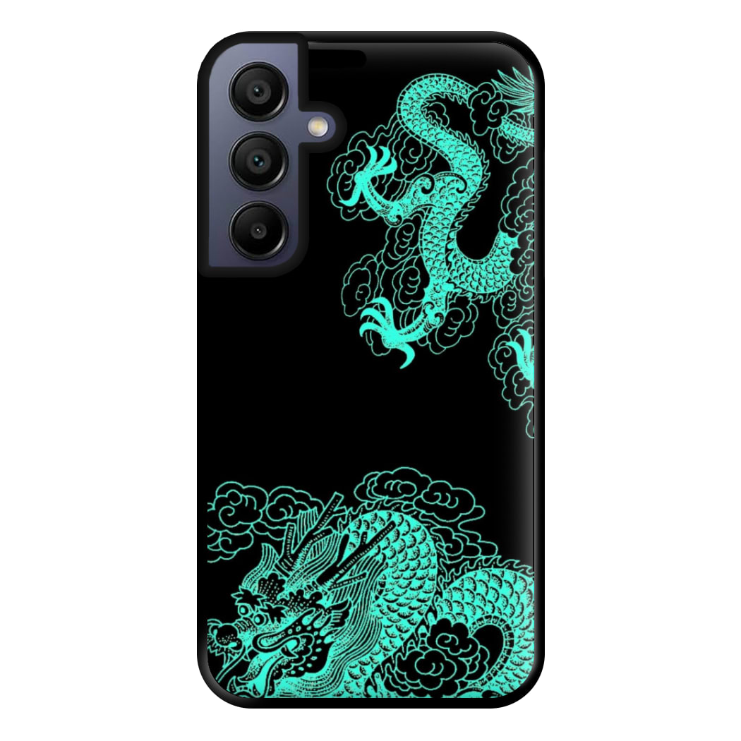 Green Dragon Phone Case for Galaxy A15