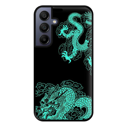 Green Dragon Phone Case for Galaxy A15