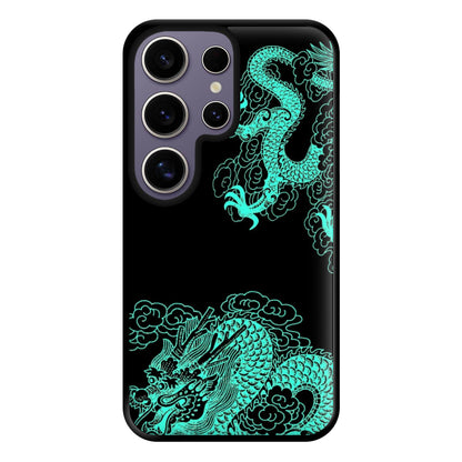 Green Dragon Phone Case for Galaxy S25 Ultra