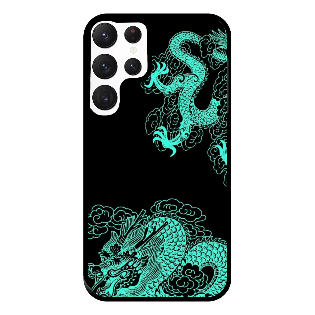 Green Dragon Phone Case for Galaxy S22 Ultra