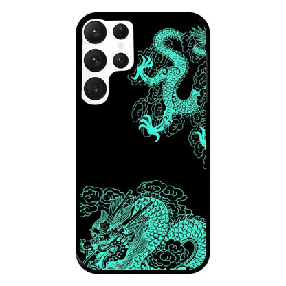 Green Dragon Phone Case for Galaxy S22 Ultra