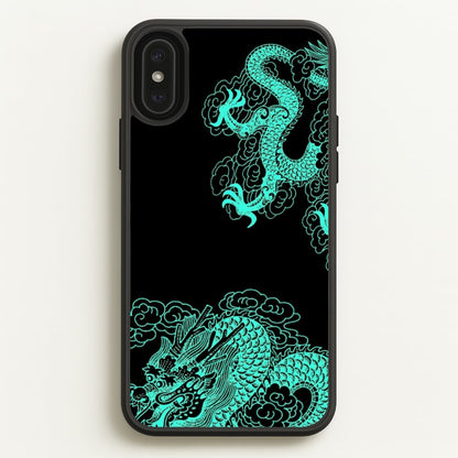Green Dragon  - Dragon Phone Case for iPhone XS Max