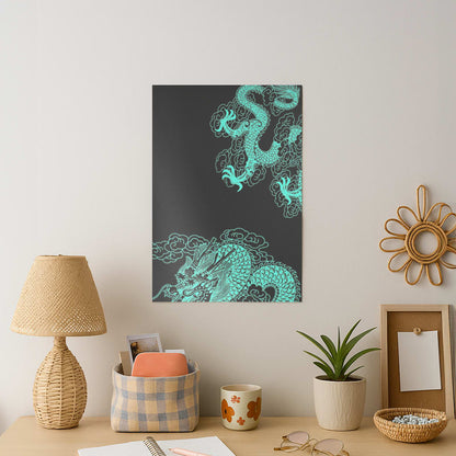 Green Dragon Art Print