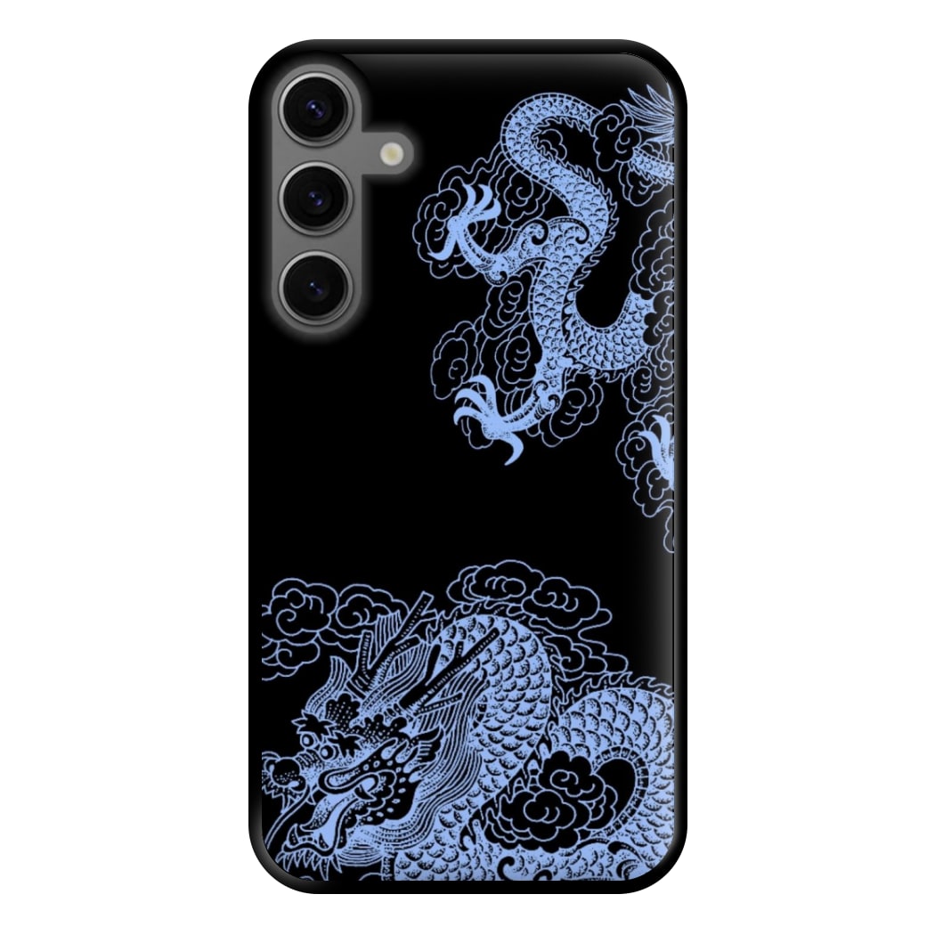 Dark Blue Dragon Phone Case for Galaxy S23FE