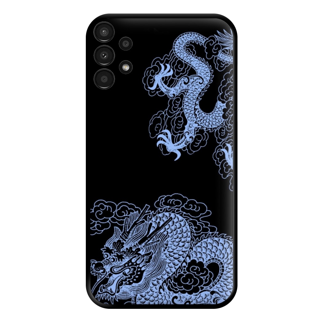 Dark Blue Dragon Phone Case for Galaxy A13