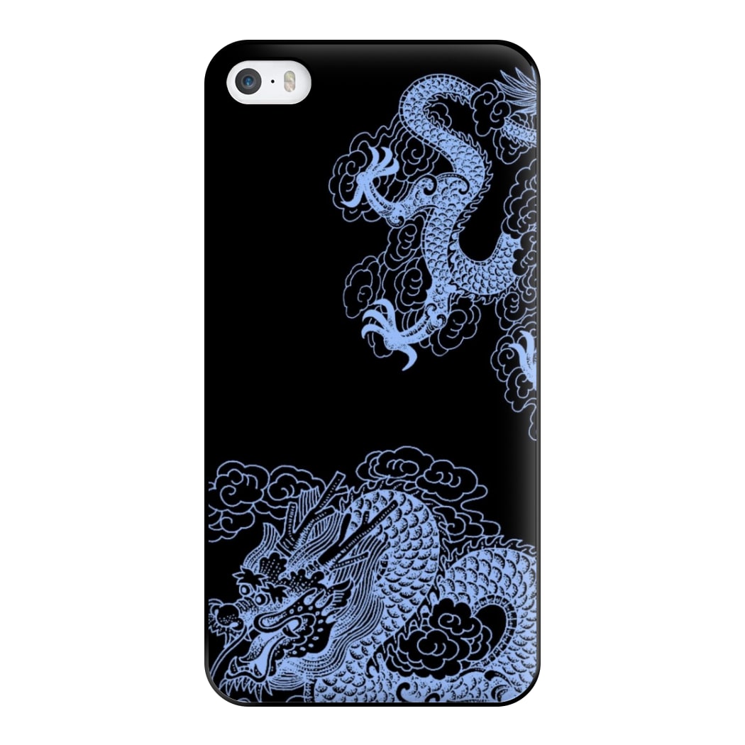 Dark Blue Dragon Phone Case for iPhone 5 / 5s / SE 2016