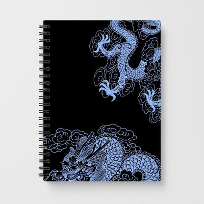 Dark Blue Dragon Notebook