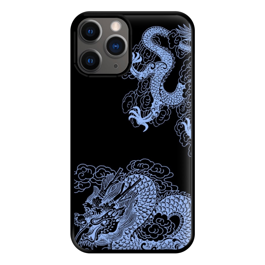 Dark Blue Dragon Phone Case for iPhone 12 Pro Max